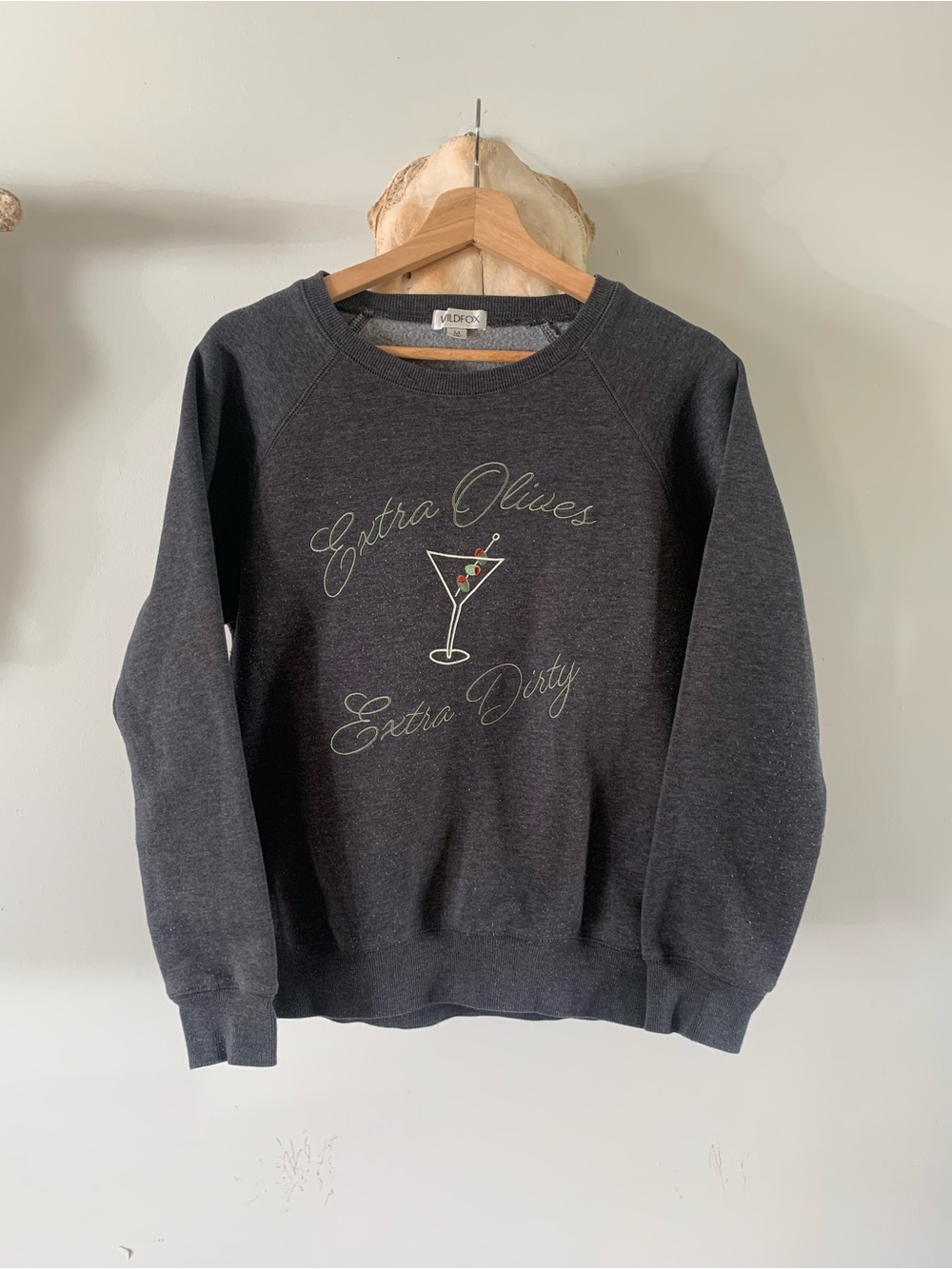 Wildfox ‘Extra Olives Extra Dirty' Graphic Sweatshirt